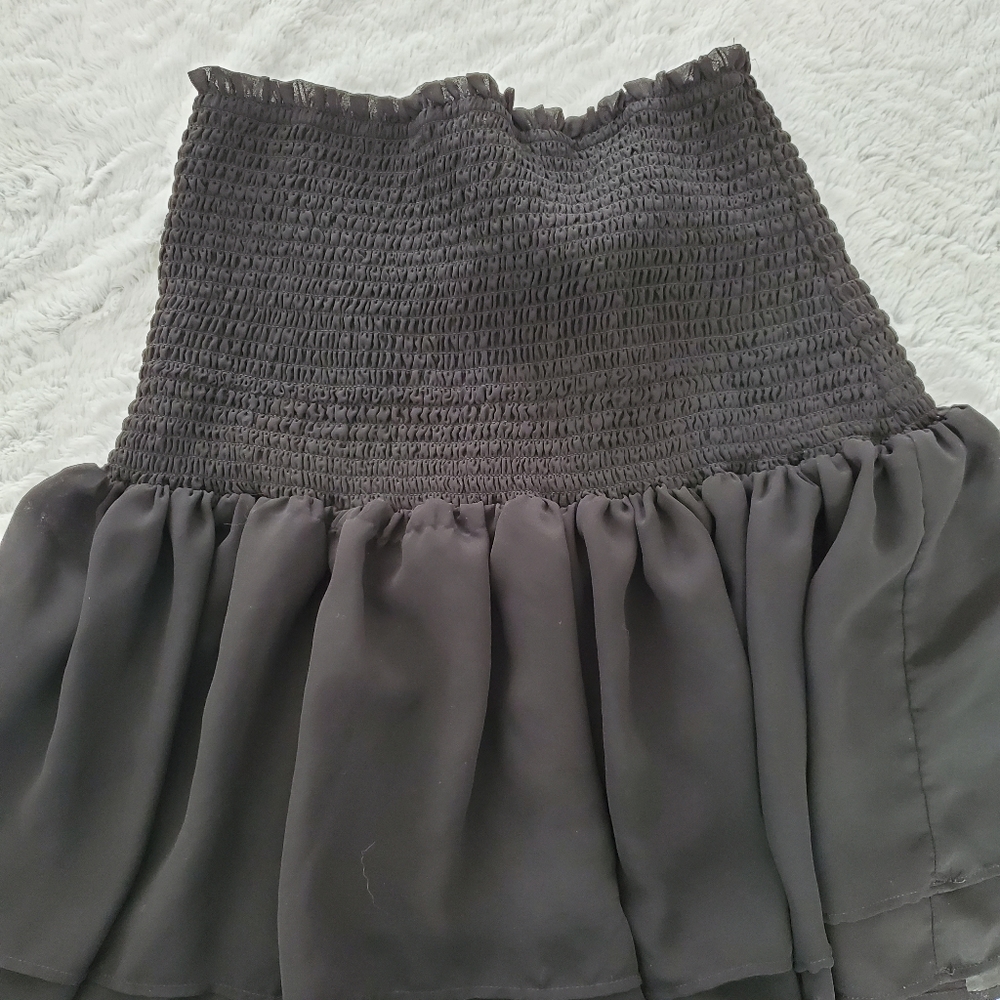 Elastic waist mini